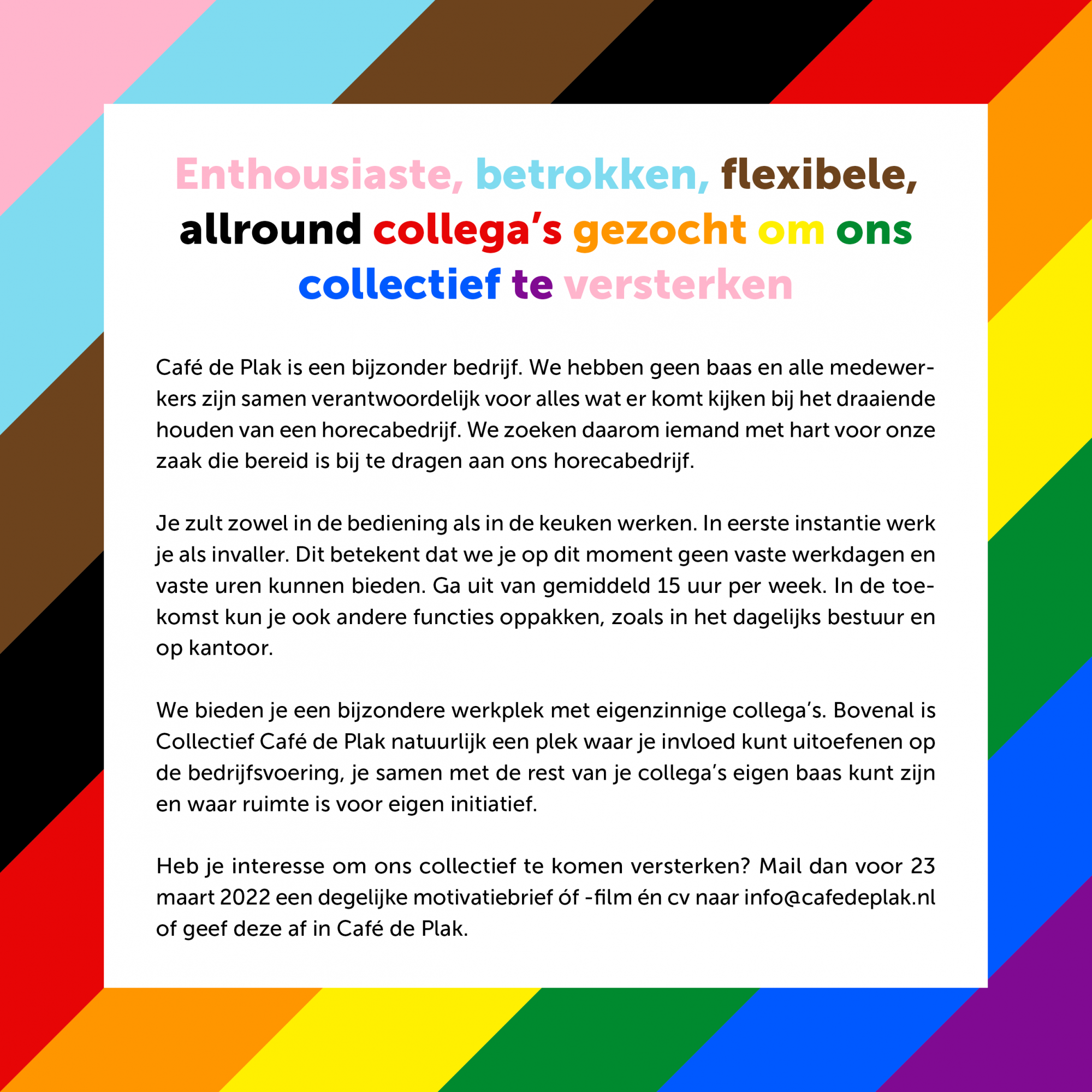 Vacature collectiever