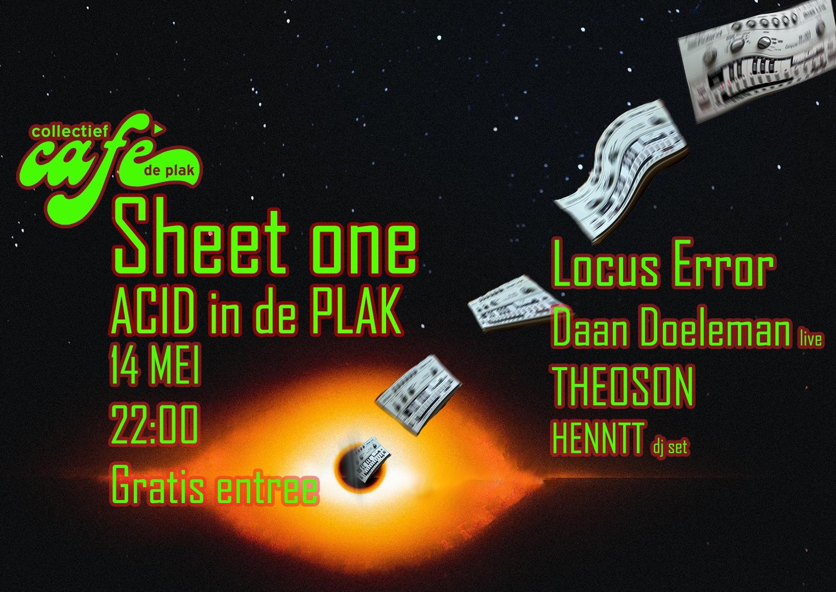 Sheet one