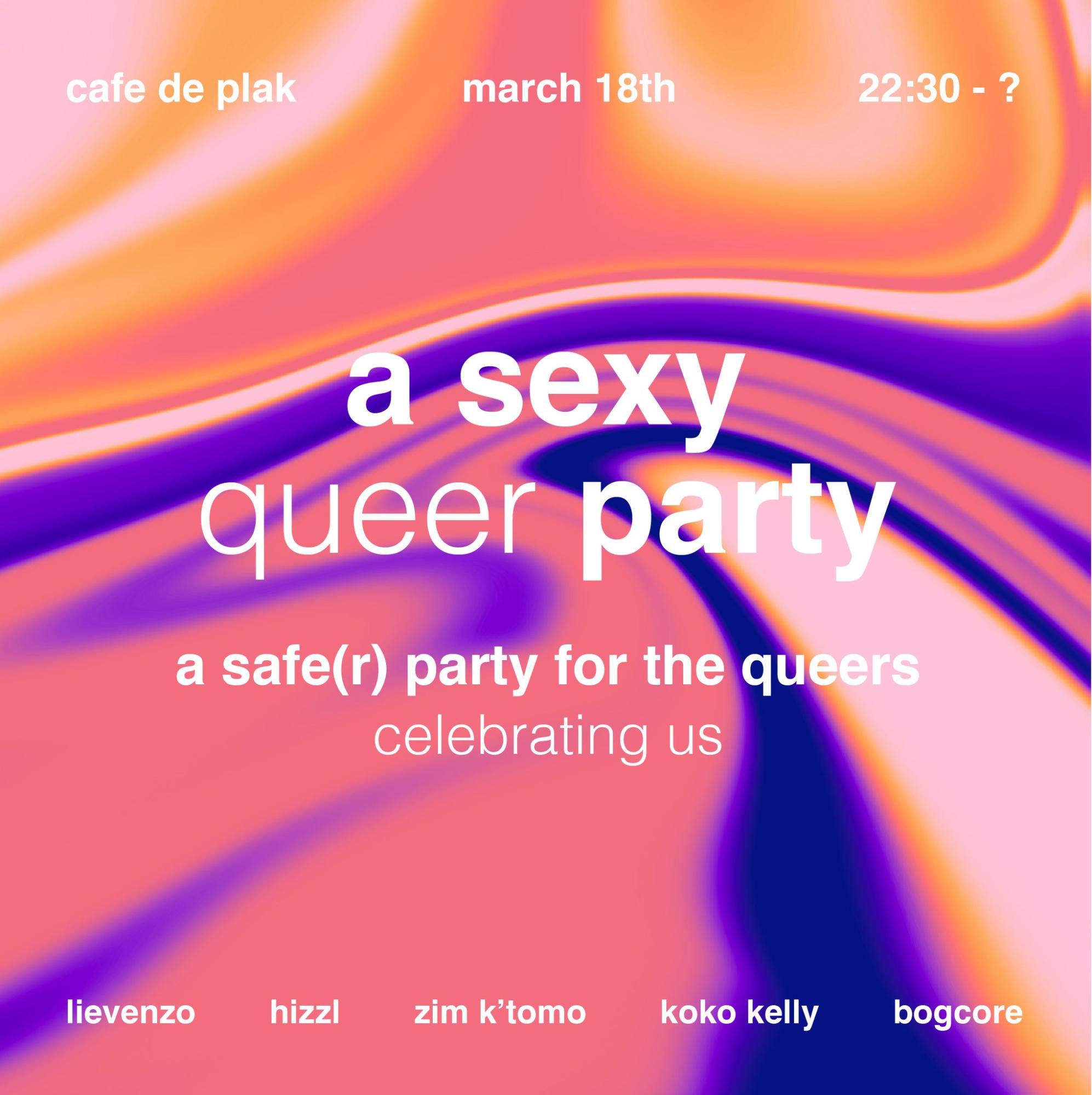 a sexy queer party