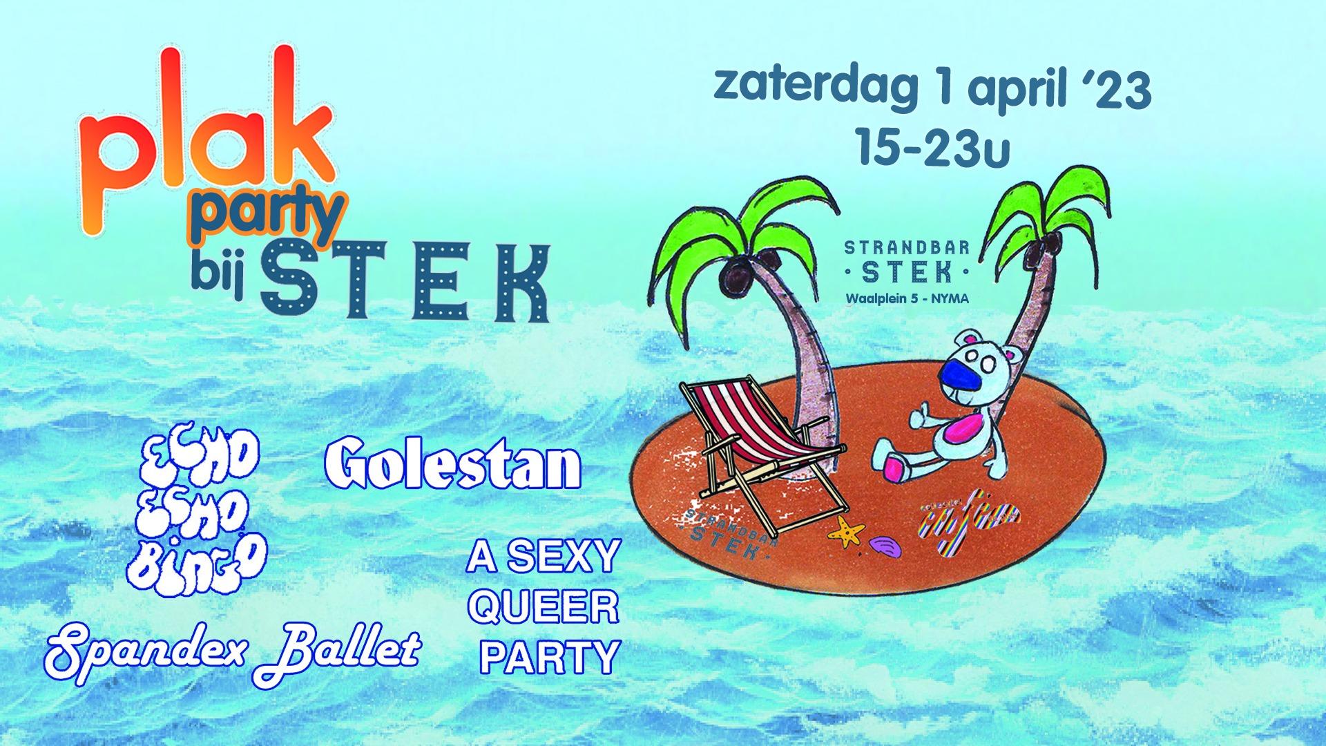 PlakParty bij Stek