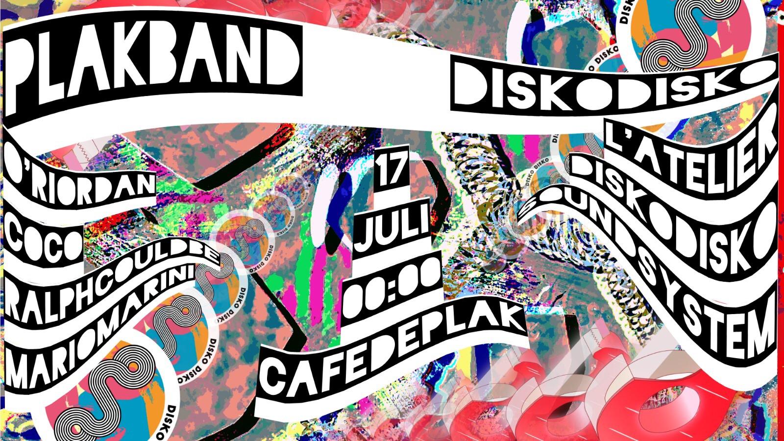 Plakband Disko disko