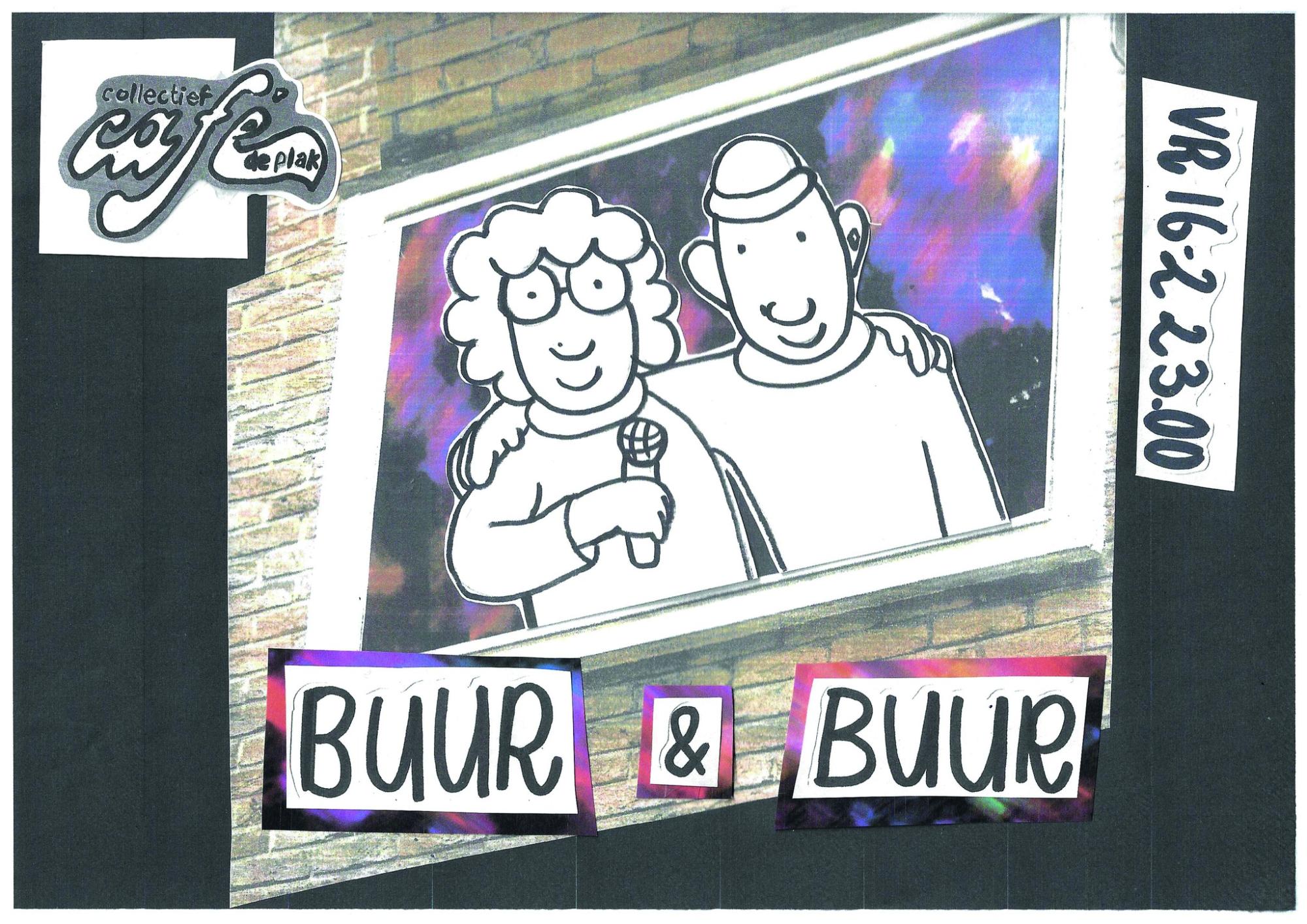 buur en buur cafe de plak feest party nijmegen 16 februari 2024