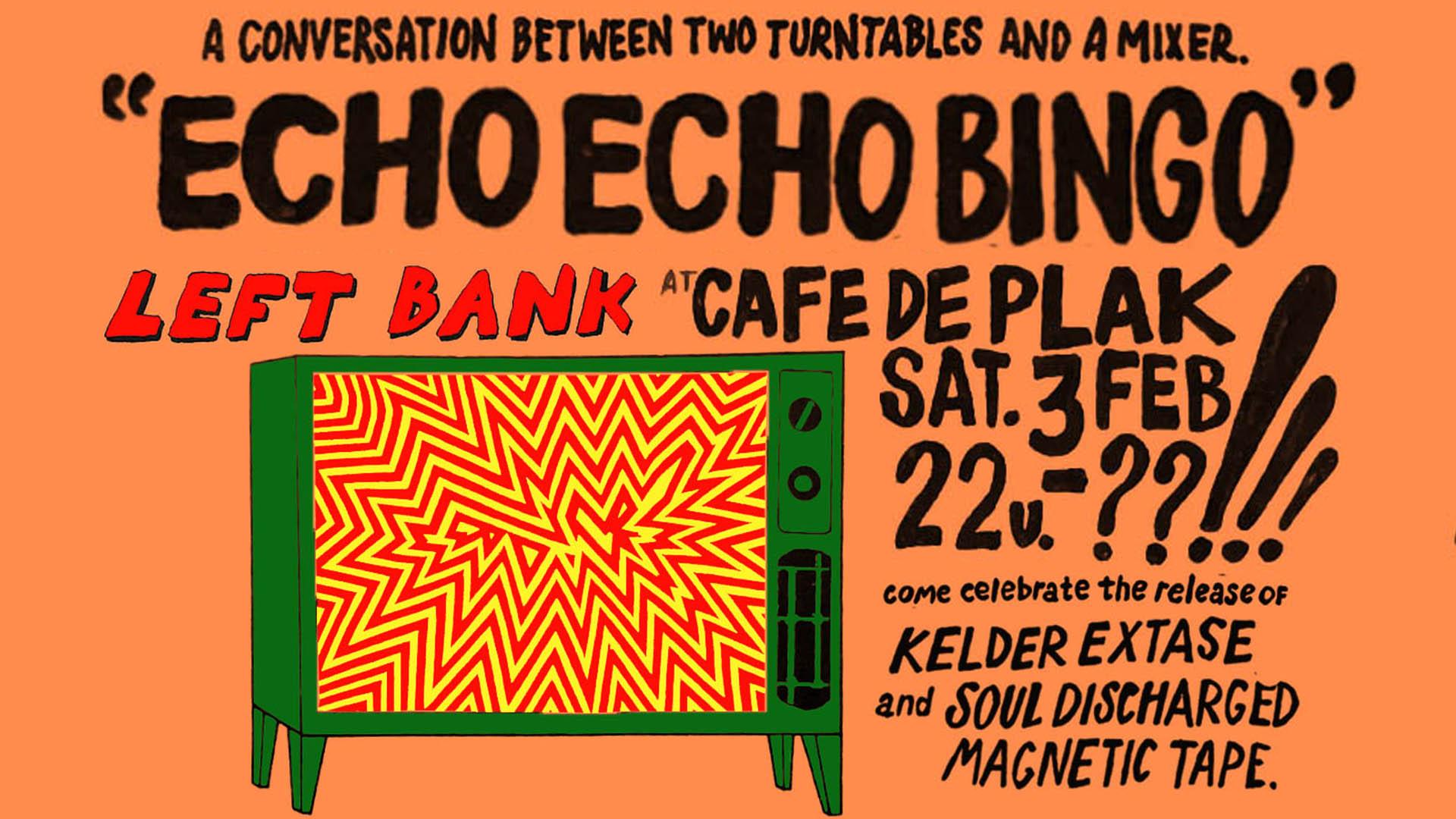 echo echo bingo party feest cafe de plak kelder nijmegen 2024 3 februari
