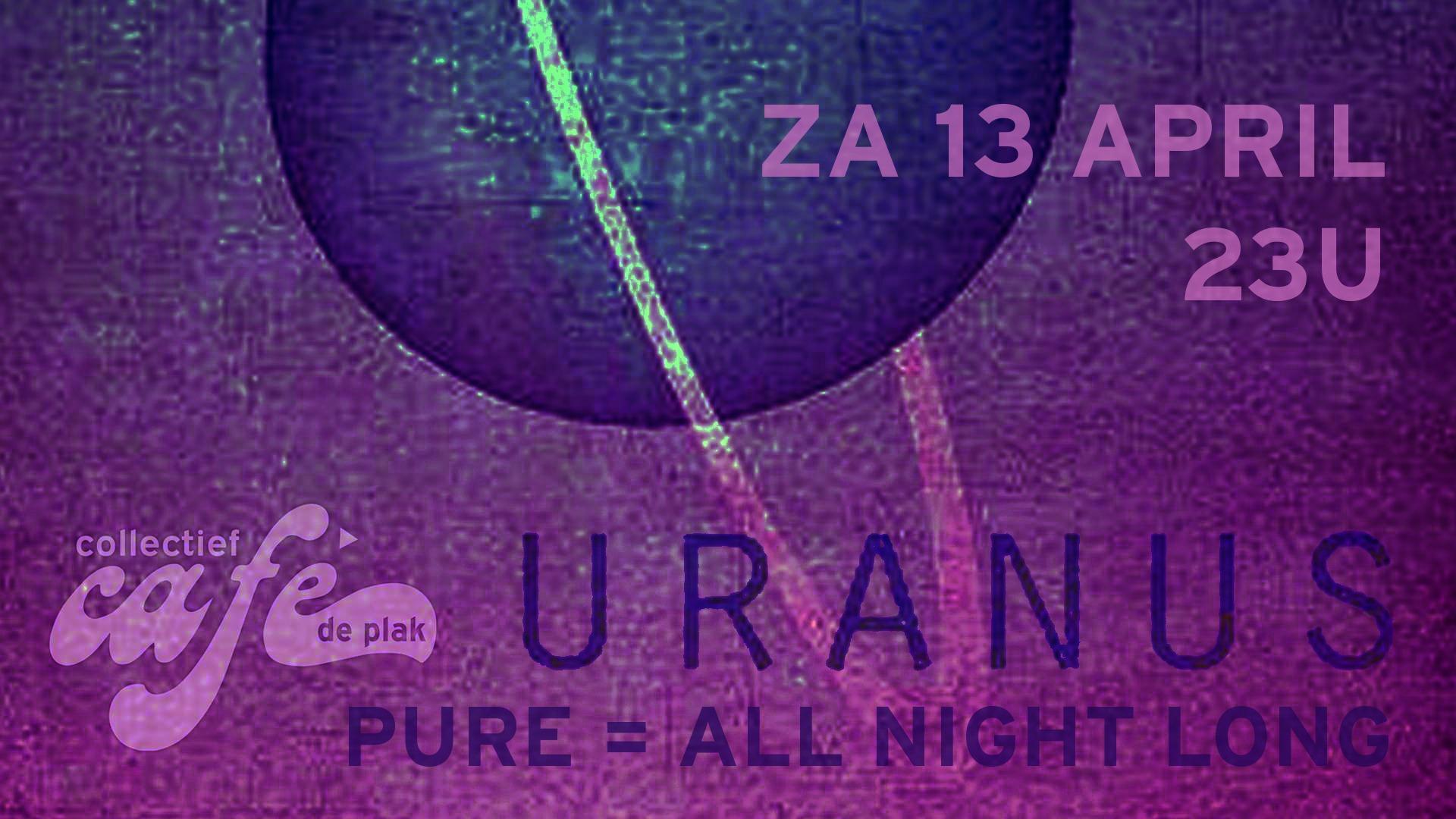 Uranus queer party kelder cafe de plak feest 13 april 2024